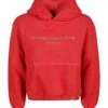 ALEXANDER WANG Glitter Puff Logo Bi-color Shrunken Sweatshirt