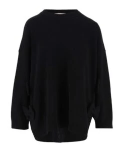 Valentino Wool Sweater With Bow Detail