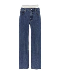 ALEXANDER WANG Slip Insert Jeans