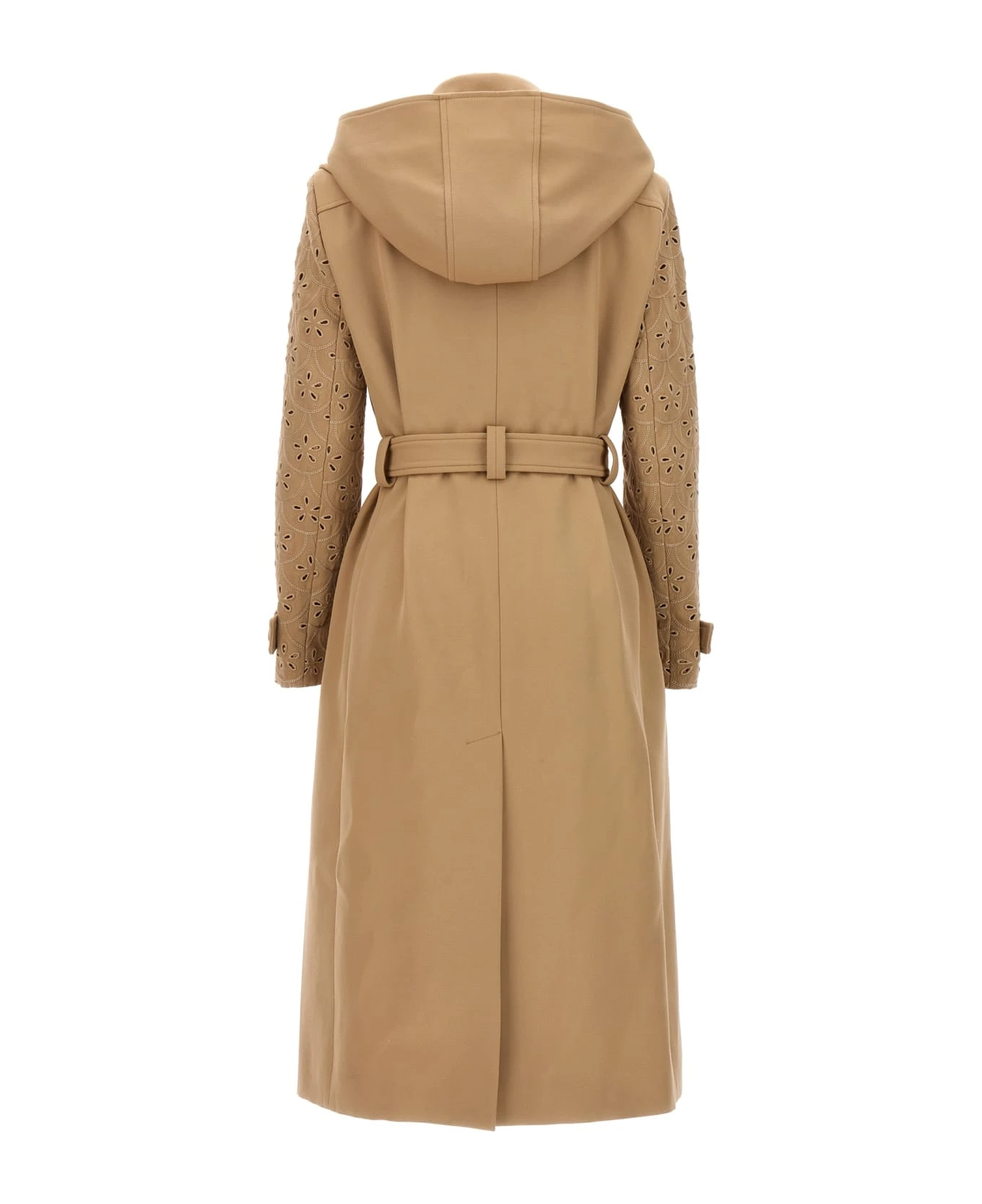 Chloé Embroidered Hooded Trench Coat 5 Chloé Embroidered Hooded Trench Coat - Image 3