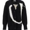 Off-White Ow Logo Intarsia Cardigan -Femme Mode Shop 04baa1a5d49e53c779f412d03f1c70ca
