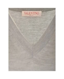 Valentino 'v Logo' Detail Sweater -Femme Mode Shop 056045363f5891afe6769a744b10779a