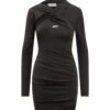 Off-White Fluid Mini Dress -Femme Mode Shop 05ac510d5fe4d0c5c562b3939667ef0b