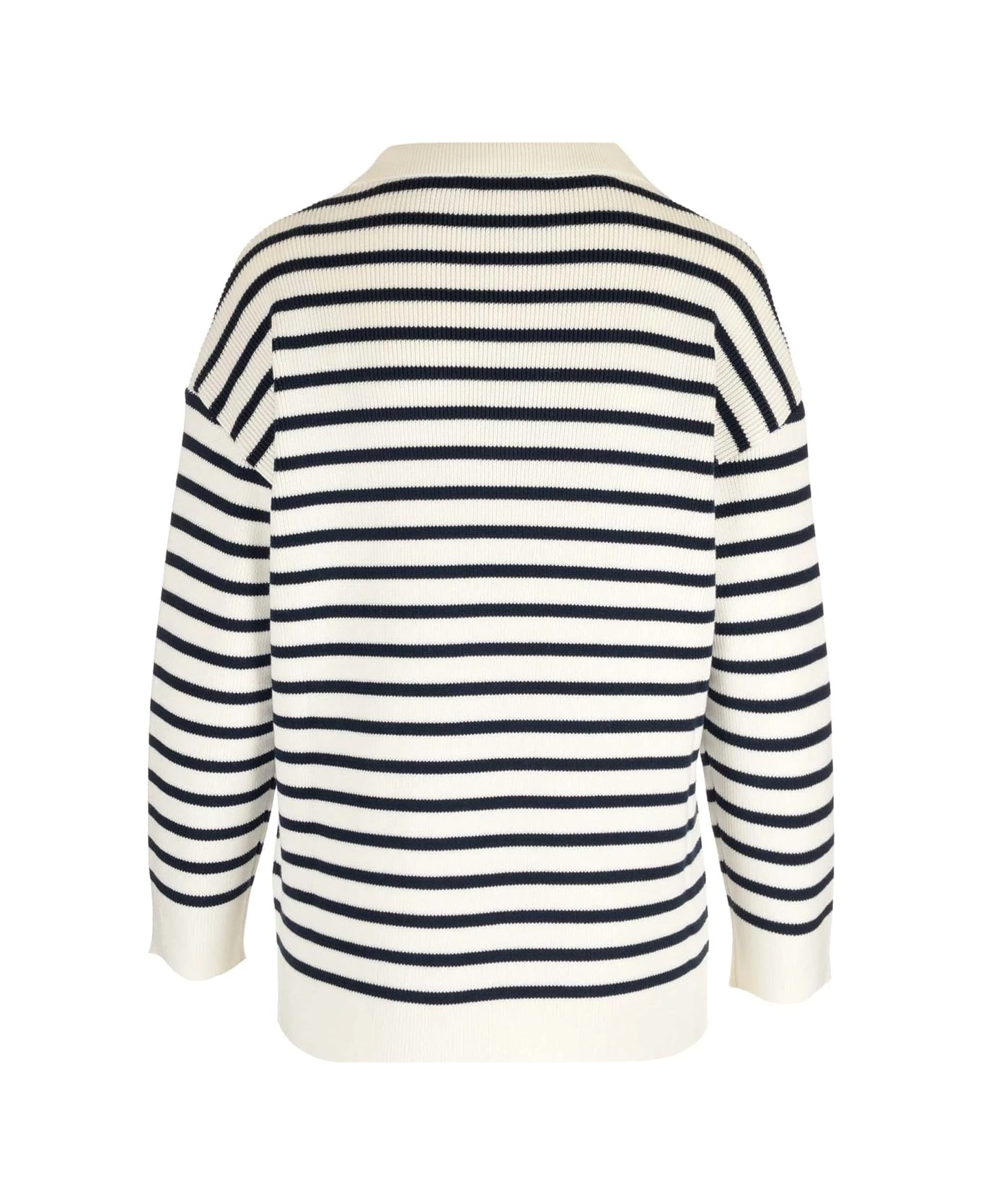 Valentino Garavani Striped Cotton Knit Sweater 4 Valentino Garavani Striped Cotton Knit Sweater - Image 2