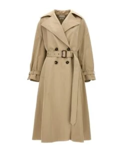 Alexander McQueen Cocoon Sleeve Trench Coat