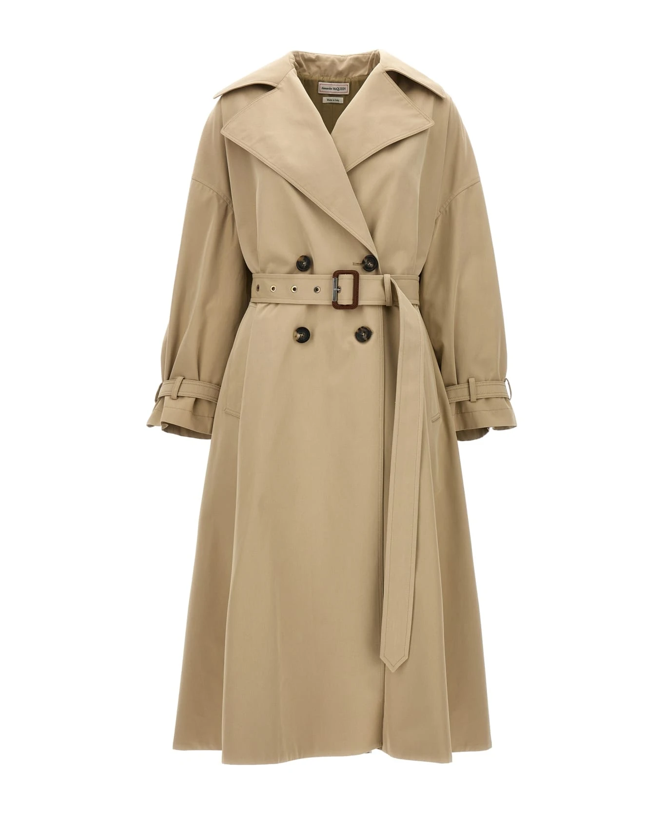 Alexander McQueen Cocoon Sleeve Trench Coat 3 Alexander McQueen Cocoon Sleeve Trench Coat