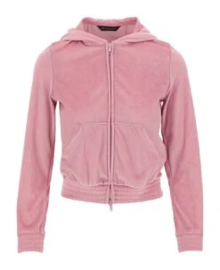 Balenciaga Bb Paris Zip-up Sweatshirt With Rhinestones