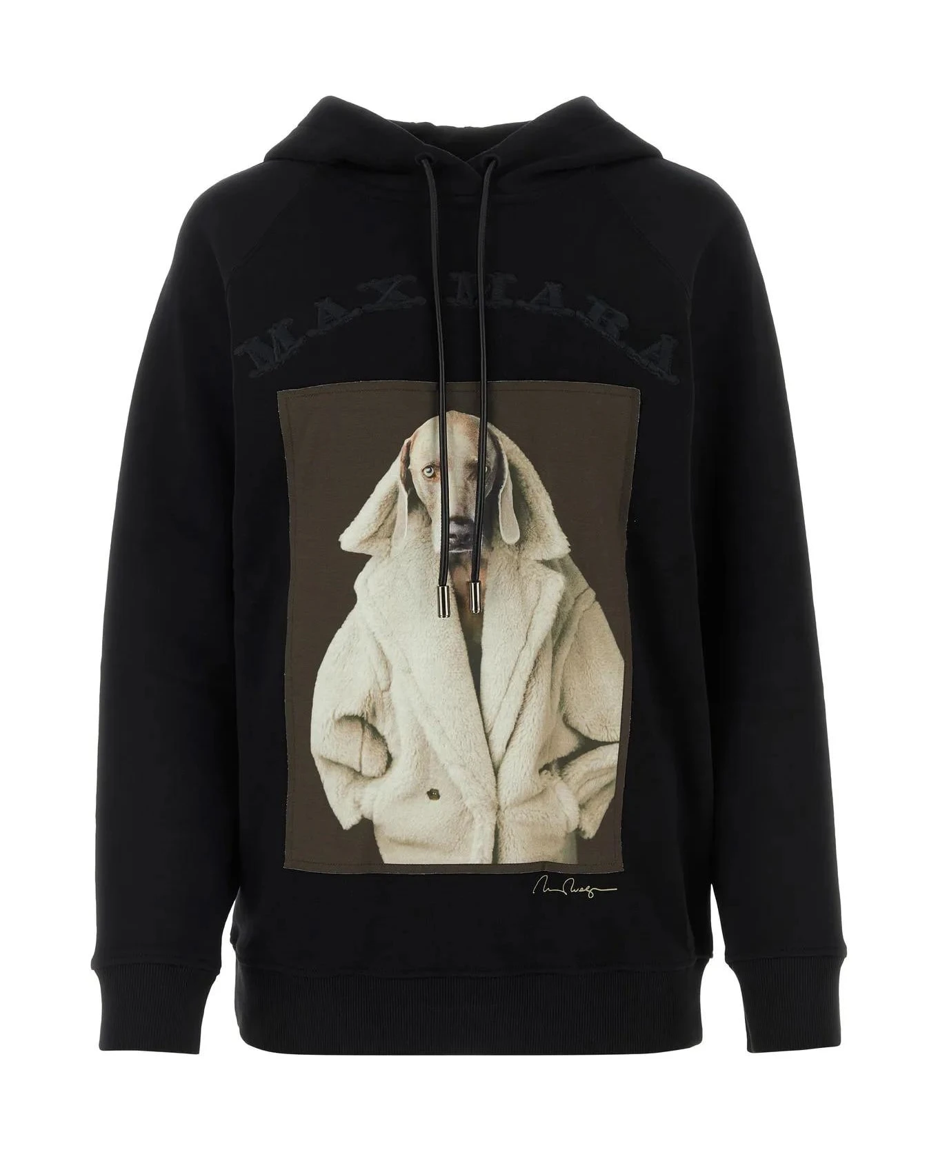 Black Stretch Cotton Blend Lillo Sweatshirt Max Mara 3 Black Stretch Cotton Blend Lillo Sweatshirt Max Mara