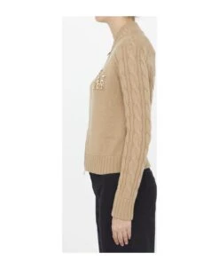 Max Mara Armanda Zip-up Jumper -Femme Mode Shop 09129c39843644677a72fc1810a93f36