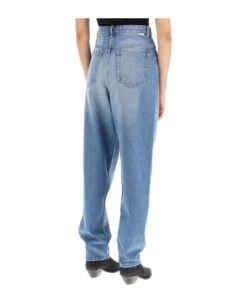 'corsy' Loose Jeans With Tapered Cut -Femme Mode Shop 09163f55eddb0d0b556c28fe67d2a3a7