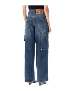STELLA MCCARTNEY Dark Blue Vintage Cargo Denim Jeans 9 STELLA MCCARTNEY Dark Blue Vintage Cargo Denim Jeans -Femme Mode Shop 09606c271c288f5a1debbe332b3aa0d7