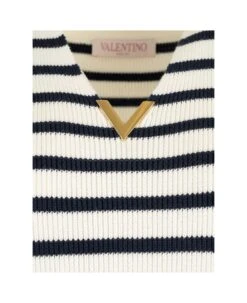 Valentino Garavani Striped Cotton Knit Sweater 7 Valentino Garavani Striped Cotton Knit Sweater -Femme Mode Shop 0a1321c19c68c3fef697f4ebac561ecc