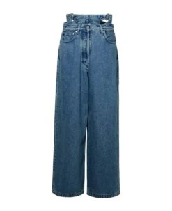 Ambush Belted Baggy Wide-leg Jeans