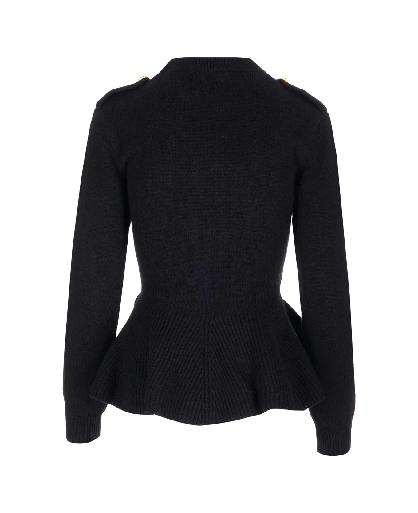 Alexander McQueen Wool Peplum Sweater 4 Alexander McQueen Wool Peplum Sweater - Image 2