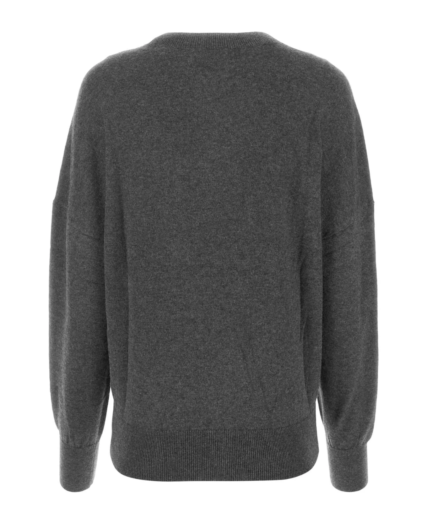 Grey Organic Cotton Blend Jumper 4 Grey Organic Cotton Blend Jumper - Image 2