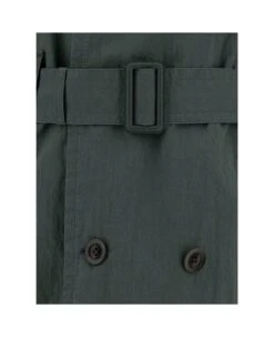 Maison Margiela Green Waterproof Trench Coat With Matching Waist In Cotton Blend Woman 7 Maison Margiela Green Waterproof Trench Coat With Matching Waist In Cotton Blend Woman -Femme Mode Shop 1f924a8f2ca9646b6b88bf36dfa02636