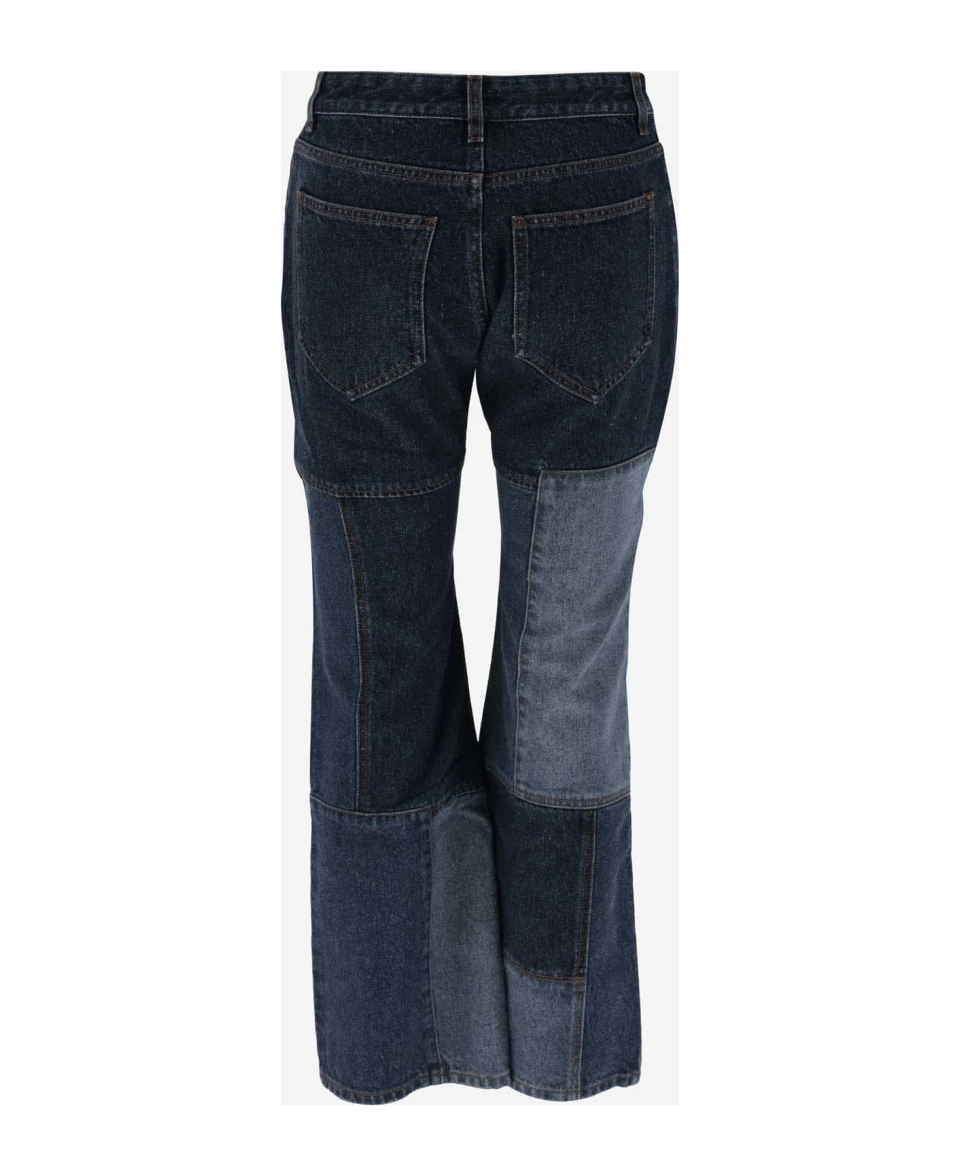 Chloé Patchwork Denim Jeans 4 Chloé Patchwork Denim Jeans - Image 2