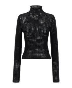 Off-White Openwork Logo Sweater