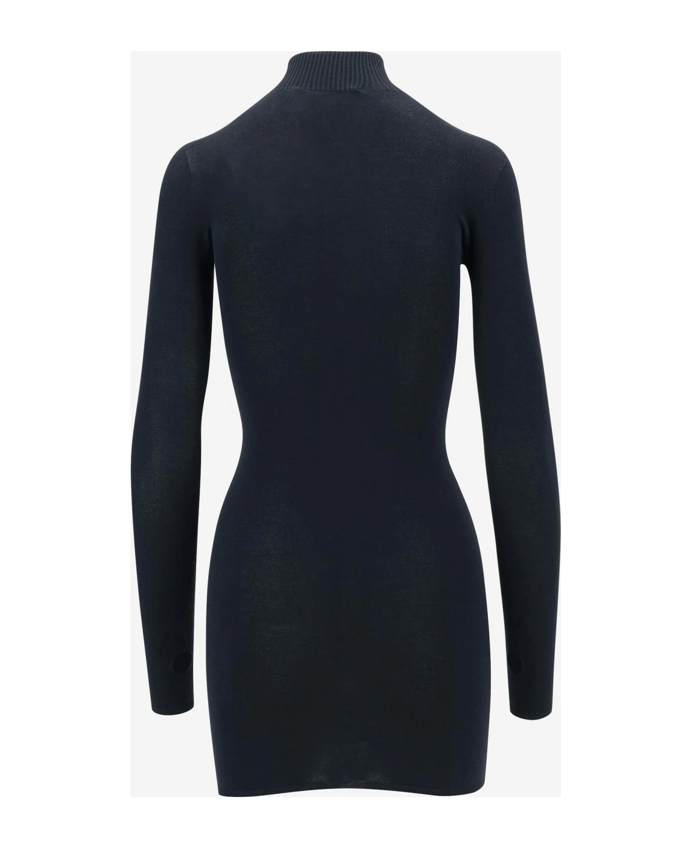 Off-White Stretch Viscose Jersey Dress With Logo 4 Off-White Stretch Viscose Jersey Dress With Logo - Image 2