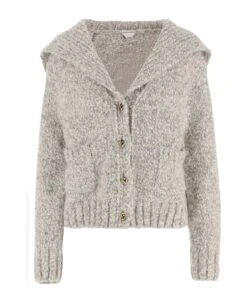 Bottega Veneta Alpaca And Wool Blend Cardigan