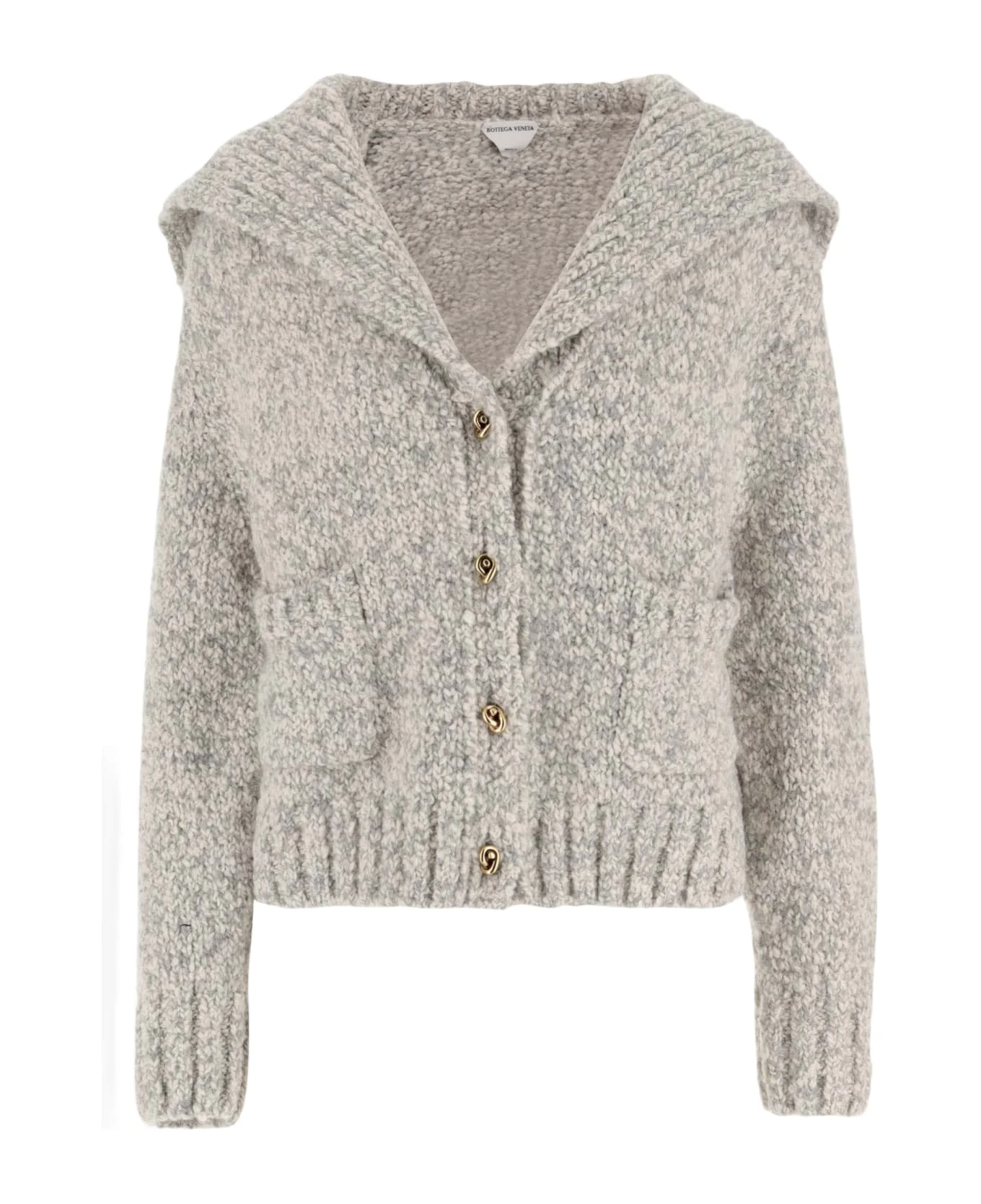 Bottega Veneta Alpaca And Wool Blend Cardigan 3 Bottega Veneta Alpaca And Wool Blend Cardigan