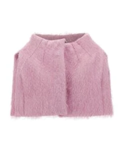 Maison Margiela Bonded Fabric Cropped Cape