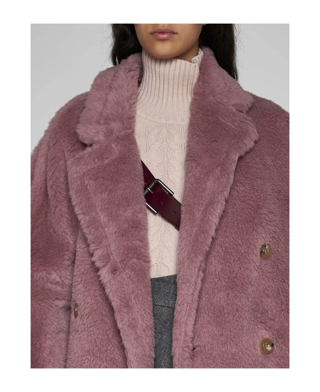 Max Mara Zitto Alpaca-blend Teddy Coat 6 Max Mara Zitto Alpaca-blend Teddy Coat - Image 4