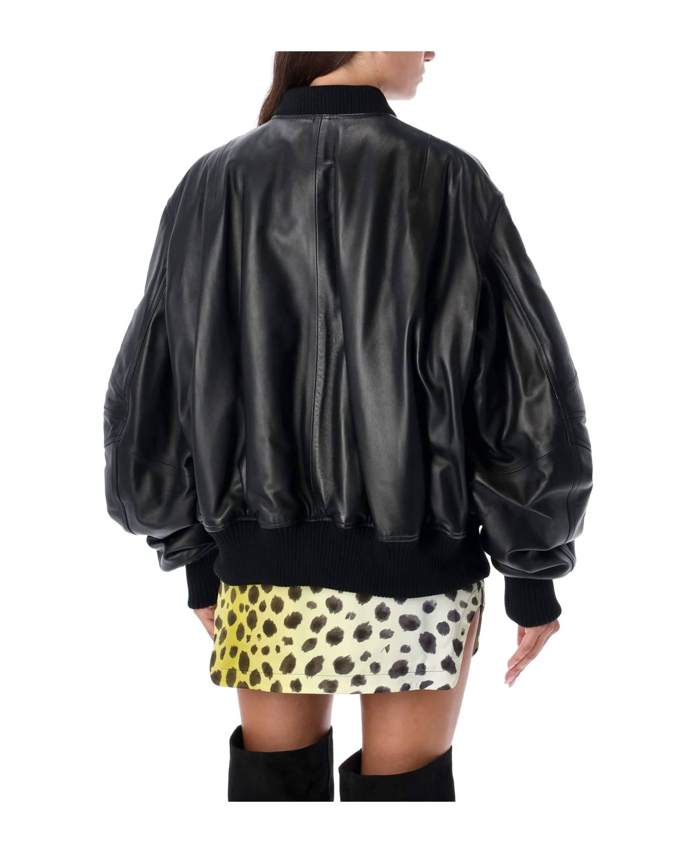 Anja Leather Bomber 4 Anja Leather Bomber - Image 2