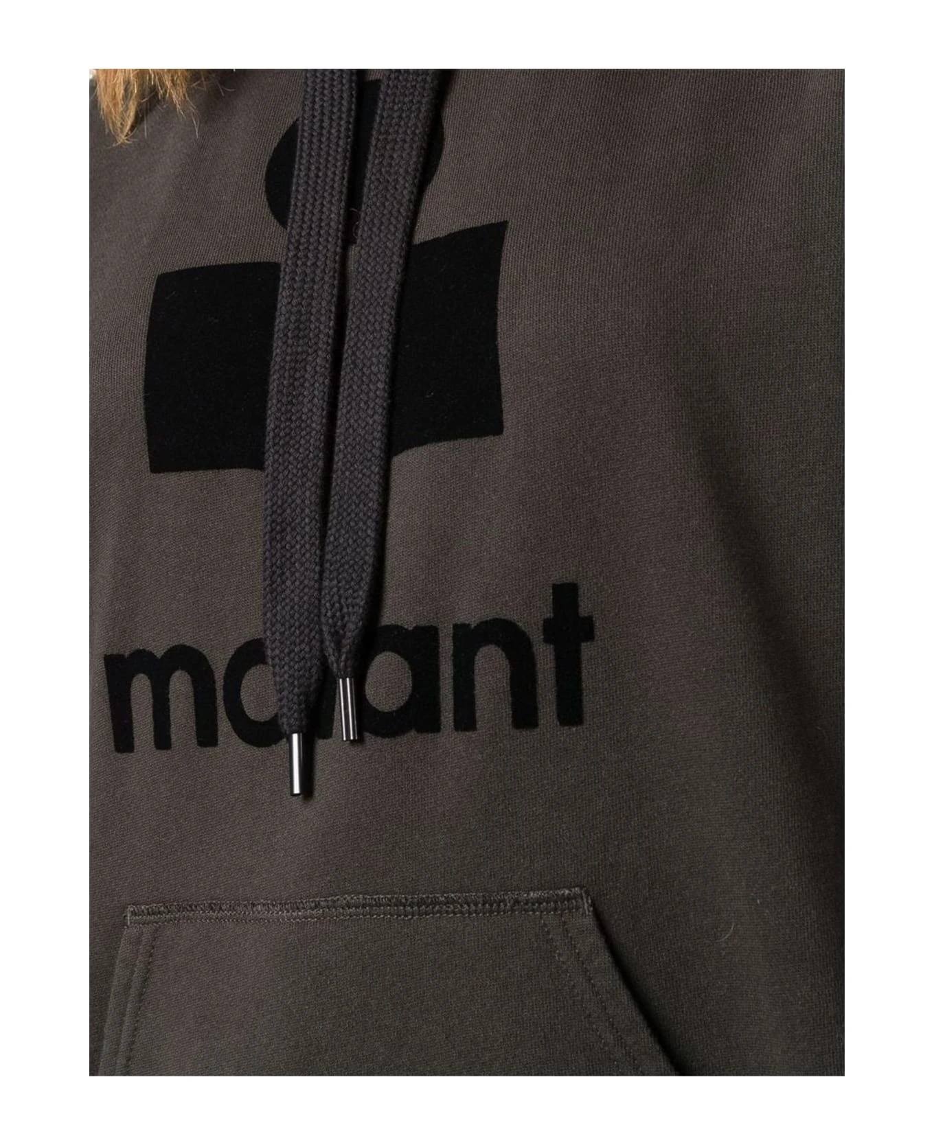 Faded Black Cotton-blend Hoodie 5 Faded Black Cotton-blend Hoodie - Image 3