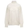 Chloé Pointelle Wool High Neck Pul -Femme Mode Shop 2d56f9762983fb4aa6c2aa48ff6e8997