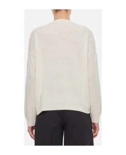 Max Mara Embellished M Crewneck Sweater -Femme Mode Shop 31c79c84b7fb8dc785fbf37ed70736de