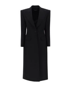 Dolce & Gabbana Wool Cady Shaped Coat