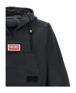 Kenzo Logo Anorak -Femme Mode Shop 349e98e87941abcfc620594cde36591b