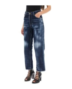 DSQUARED2 'boston' Cropped Jeans -Femme Mode Shop 35caf67b8a3a7f38d90523240ec5a639