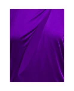 Versace Purple Minidress With Cut-out Detailing Satin Effect In Viscose Woman -Femme Mode Shop 3648407dfcb7fd42251bcf324365a3eb