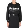 Alexander McQueen Sweatshirt With Graffiti Logo Print -Femme Mode Shop 3cd5ff2f5cd4eb2c5496f63692d121ac