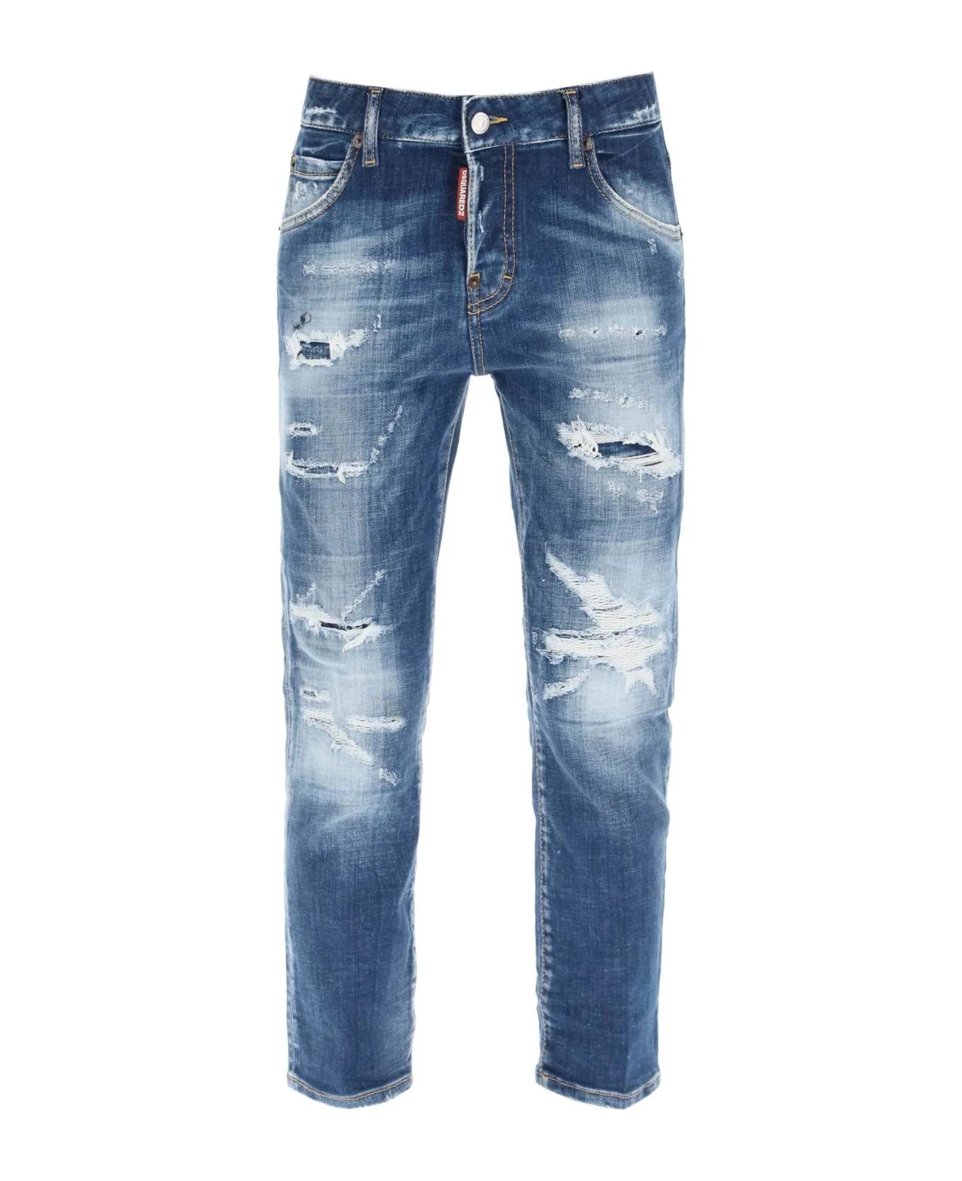 DSQUARED2 Medium Slash Wash Cool Girl Cropped Jeans 3 DSQUARED2 Medium Slash Wash Cool Girl Cropped Jeans
