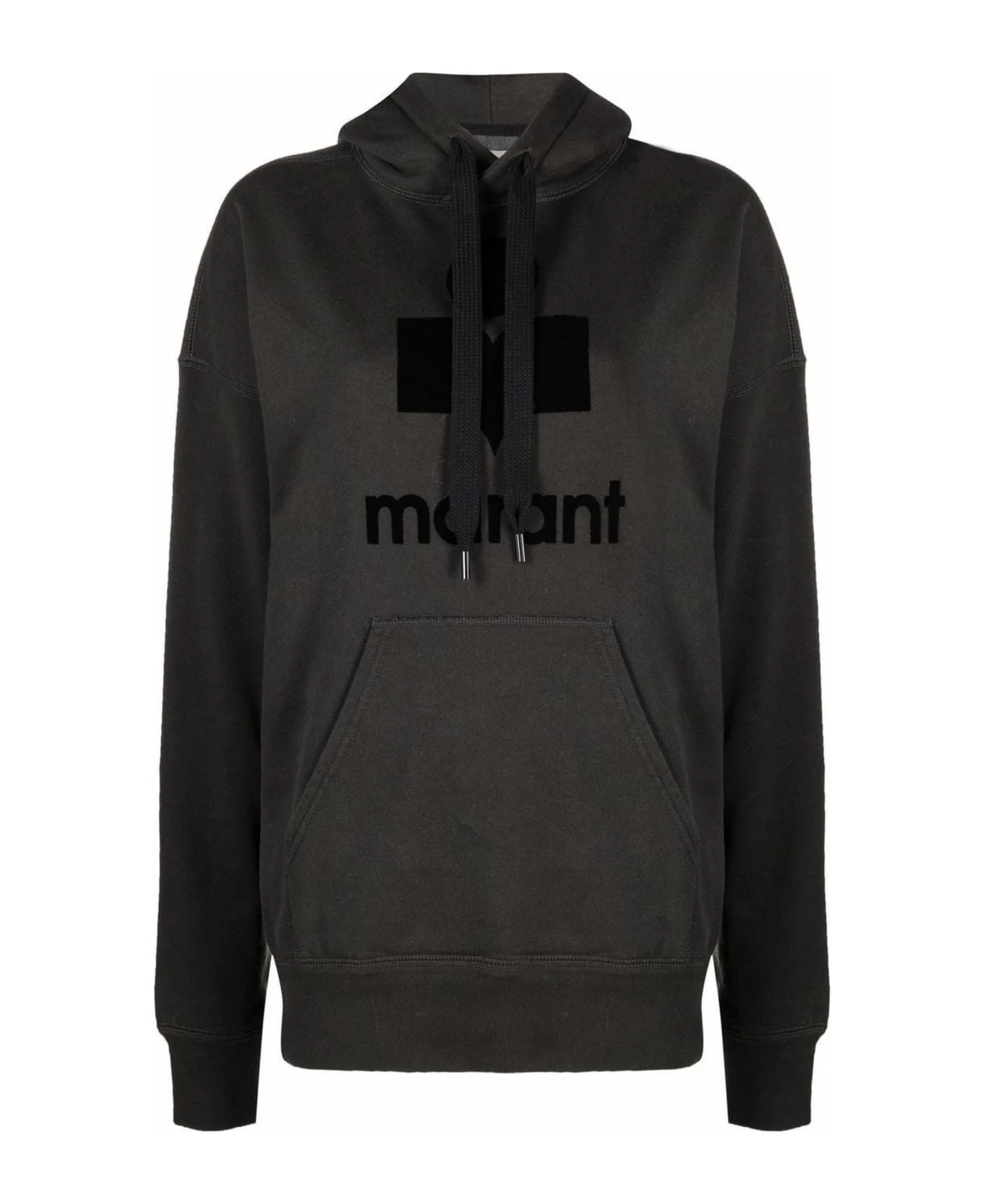 Faded Black Cotton-blend Hoodie 3 Faded Black Cotton-blend Hoodie