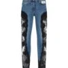 Dolce & Gabbana Slim Fit Jeans With Lace Inserts -Femme Mode Shop 431905d81400afdff9d4a604be8b54e5
