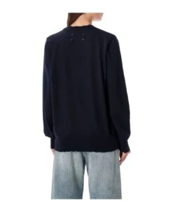 Maison Margiela Embroidered Wool Cardigan 6 Maison Margiela Embroidered Wool Cardigan -Femme Mode Shop 44052db2dd7f792c705e1ea089ac8689