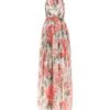 Dolce & Gabbana Carnation Print Long Silk Dress 2 Dolce & Gabbana Carnation Print Long Silk Dress -Femme Mode Shop 45ede7df719dedfe315d7215a71c0786