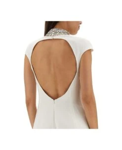 Max Mara Cut-out Short-sleeved Maxi Dress -Femme Mode Shop 478aa66b26e313df4235610a0ae5c08d