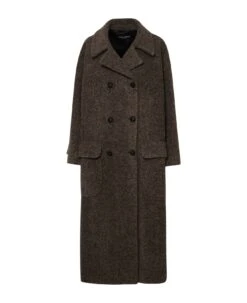 Dolce & Gabbana Beige Alpaca Blend Coat