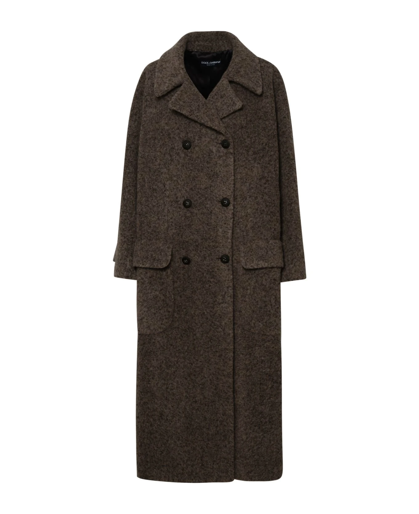 Dolce & Gabbana Beige Alpaca Blend Coat 3 Dolce & Gabbana Beige Alpaca Blend Coat