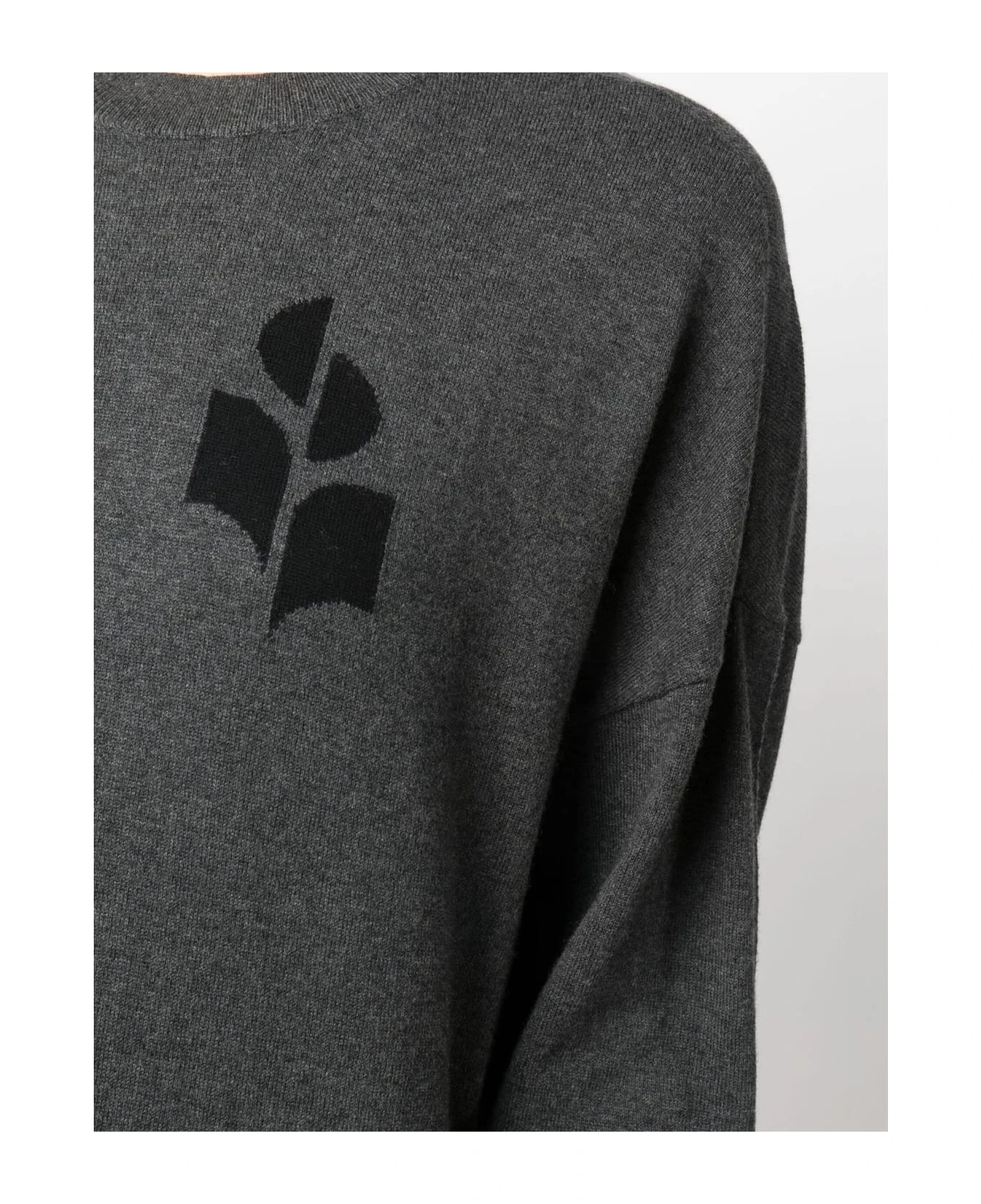 Grey Organic Cotton Blend Jumper 5 Grey Organic Cotton Blend Jumper - Image 3