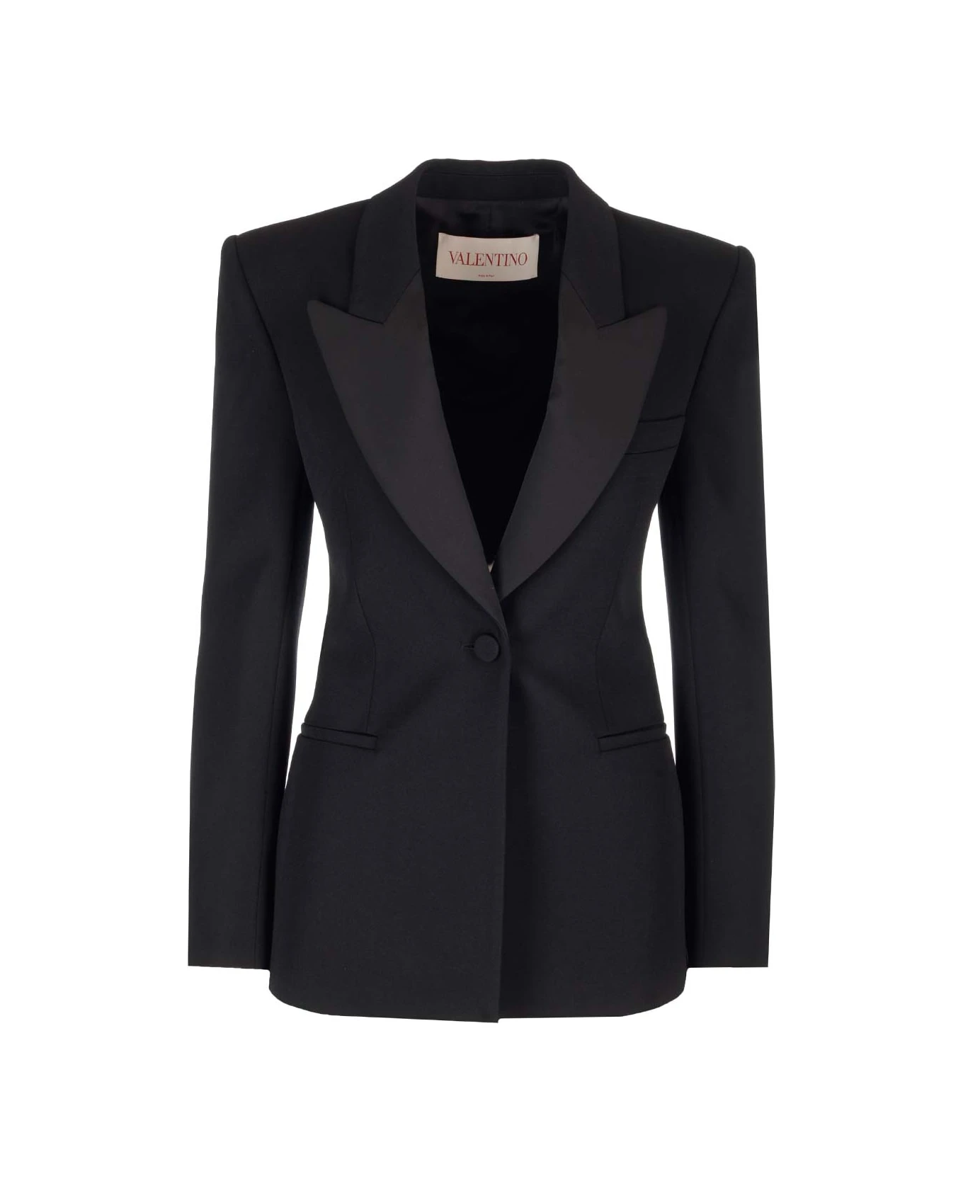 Valentino Single-breasted Jacket In Grisaille 3 Valentino Single-breasted Jacket In Grisaille