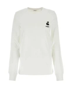 White Cotton Gabby T-shirt