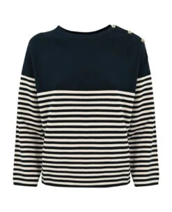'otranto' Striped Viscose Sweater