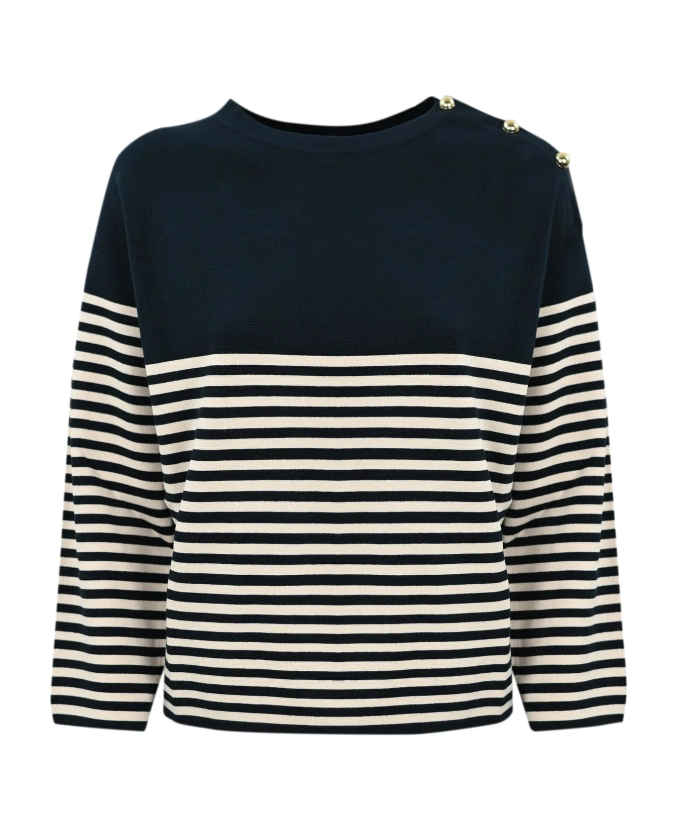 'otranto' Striped Viscose Sweater 3 'otranto' Striped Viscose Sweater