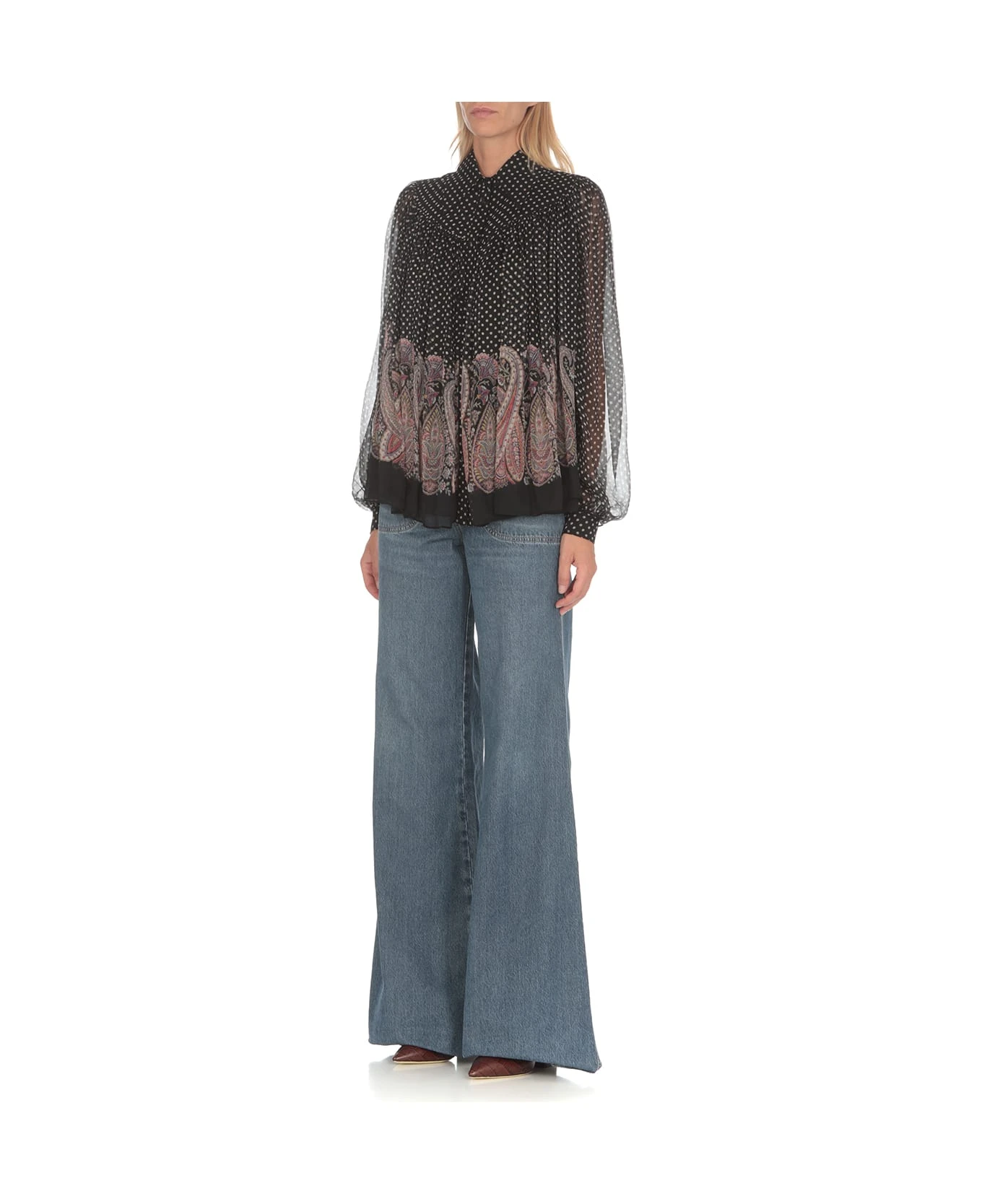 Etro Cotton Flared Jeans 4 Etro Cotton Flared Jeans - Image 2